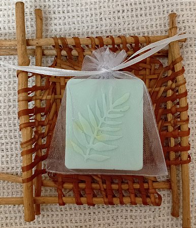 Sabonete Retangular 65g na organza