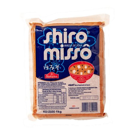 Misso Shiro (Massa de Soja) 1kg - Sakura