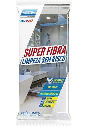 Super Fibra Limpeza S/risco 225x110x8mm Norton Care