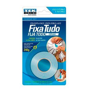 Fita espuma dupla face 19MM X 1,5M TEK BOND