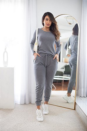 Conjunto Feminino Misto Calça Jogger Colorado