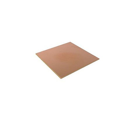 PLACA DE FENOLITE VIRGEM DUPLA FACE 10X10 CM