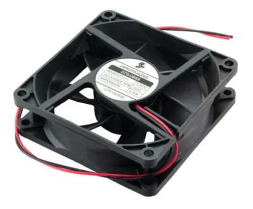 MICROVENTILADOR 80 X 80 X 25MM - 12V