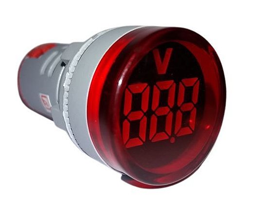 VOLTIMETRO DIGITAL 60-500VAC 22MM * CIRCULAR