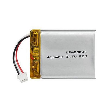 BATERIA RECARREGAVEL LI-ION 3,7V 450MAH - 4x30x42,7MM  - C/PCM CONECTOR 51021-3P