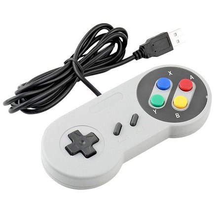 CONTROLADOR SNES COM CABO USB
