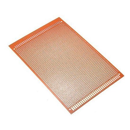 PLACA DE CIRCUITO PERFURADA FACE SIMPLES 12X18CM