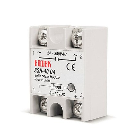 RELE DE ESTADO SOLIDO SSR-40DA 40A 250V 3-32V