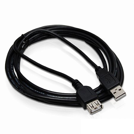 CABO EXTENSOR USB MACHO X FEMEA 1,5M
