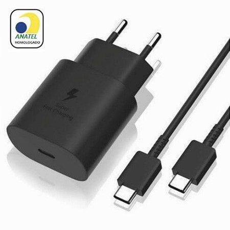 CARREGADOR DE CELULAR PD + CABO TYPE C PARA TYPE C 25W - LE-139 C/C