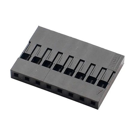 Alojamento 8 Vias Modu 2,54mm