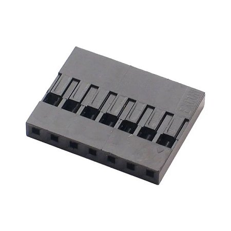 Alojamento 7 Vias Modu 2,54mm
