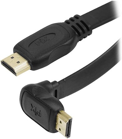 CABO HDMI 2.0 - 4K HDR 19P 2M - FLAT - 90 GRAUS