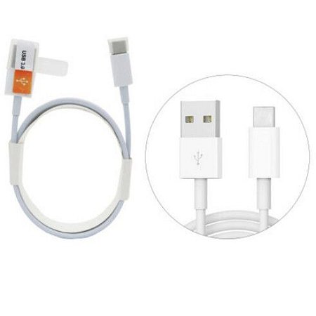 CABO TYPE C USB 3.0 BRANCO 80CM PARA DADOS - KAP-306-TY