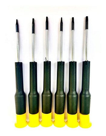 CHAVE TORX C/6 PECAS P/CELULAR