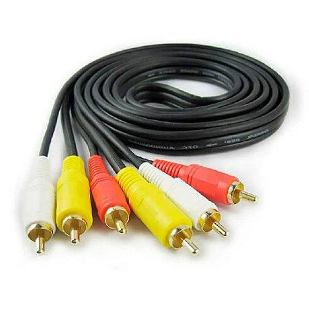 CABO RCA X RCA COM 1.5 METRO AUDIO E VIDEO KNUP - KP-RCA01