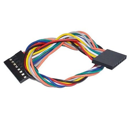 CABO DUPONT FEMEA FEMEA 2.54mm 20CM 8 VIAS