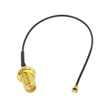 CABO PIGTAIL U.FL COM CONECTOR SMA FEMEA - 15CM