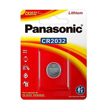 BATERIA DE LITIO 3V - CR2032 - PANASONIC