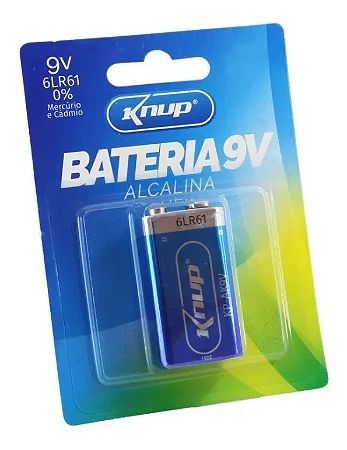 BATERIA ALCALINA 9V KNUP - KP-AK9V
