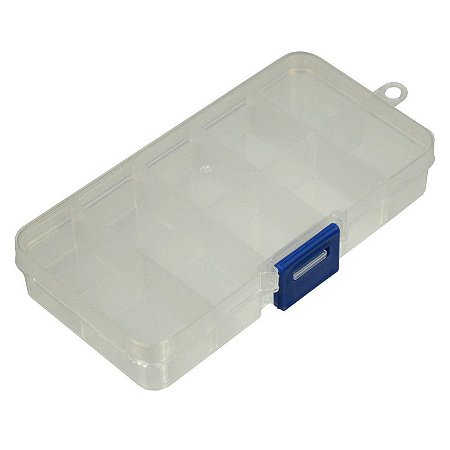 CAIXA PLASTICA 10 DIVISORIAS 13.2*6.8*2.3MM