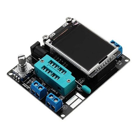 TESTADOR TRANSISTOR CAPACIMETRO INDUTIMETRO LCD GM328A