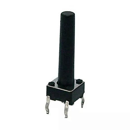 CHAVE TACT 6 X 6 X 19MM - 180 GRAUS