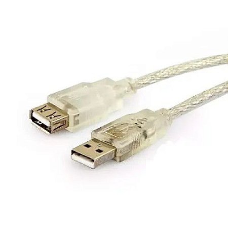 CABO USB 2.0 A MACHO X USB 2.0 A FEMEA 3M - TEBERA