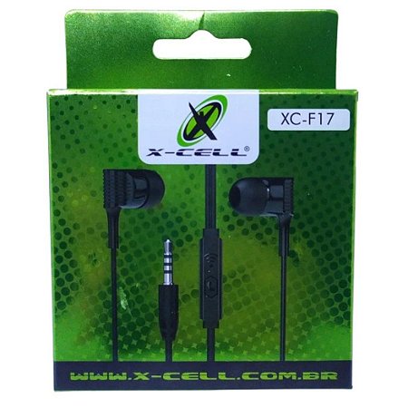 FONE DE OUVIDO P/ CELULAR MOD XC-F17 MARCA: X-CELL