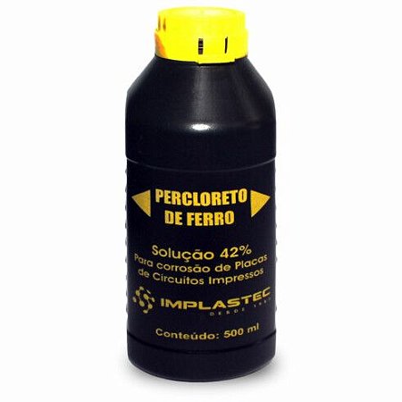 PERCLORETO DE FERRO LÍQUIDO PRONTO PARA USO 42% 500ML IMPLASTEC - PAPFL500