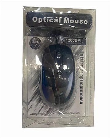 MOUSE USB OPTICAL MOUSE 1200DPI SHINKA MO-8196