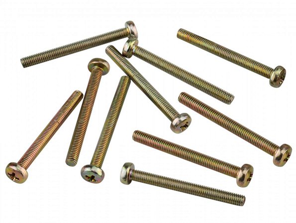 KIT 10 PARAFUSO M3  X 0,5X30
