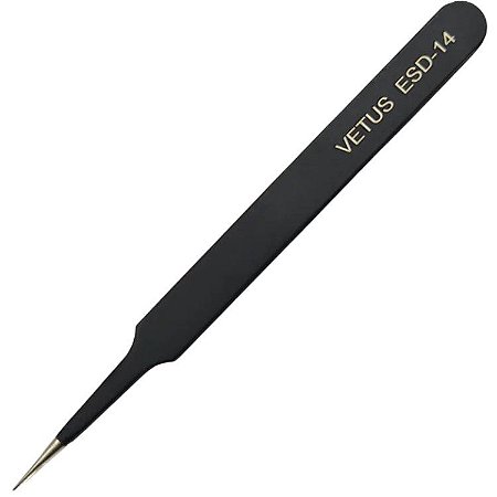 PINCA ANTI ESTATICA VETUS ESD-14 - RETA BICO LONGO 110mm