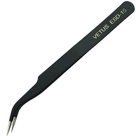 PINCA ANTI ESTATICA VETUS ESD-15 - CURVA 116mm