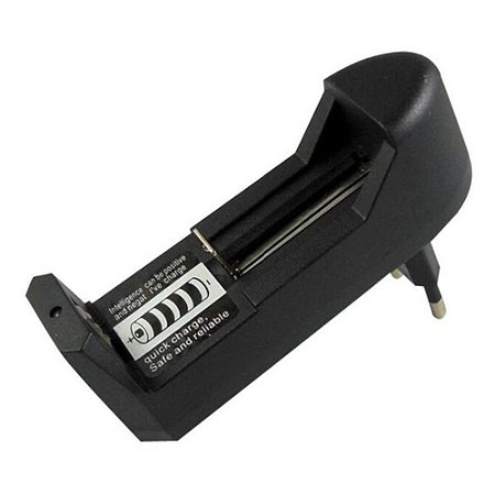 Carregador de bateria 14500 / 18350 / 18650 portátil Bivolt
