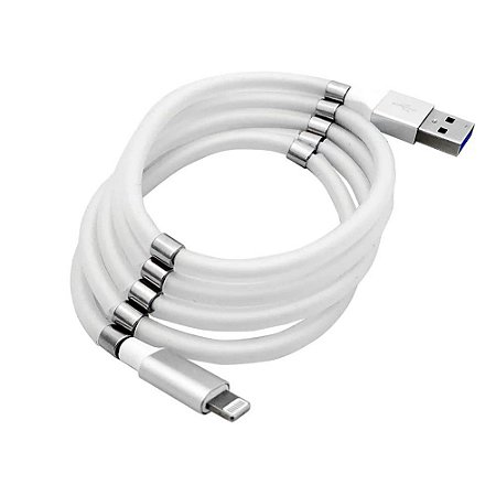 CABO DE DADOS USB PARA IPHONE COM IMA 2A -1 METRO
