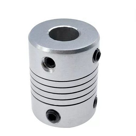 ACOPLAMENTO FLEXIVEL DE ALUMINIO  6,35X10MM