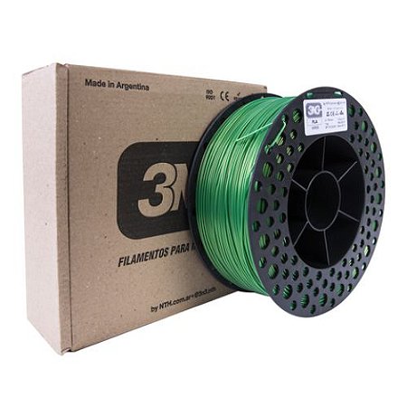 Filamento PLA 3N3 1.75mm 1KG Verde