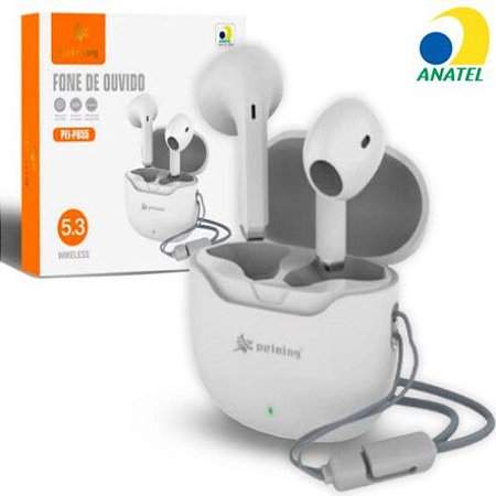 FONE DE OUVIDO BLUETOOTH 5.3 TWS WIRELESS PEINING - PEI-P855