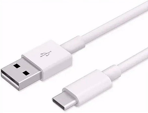 Cabo de Dados USB Tipo C - 2A -Branco