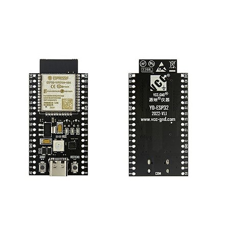 MODULO ESP32 4M DevKitC WROOM-32E  USB TIPO-C COM LED W2812B - 38 PINOS