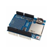 SHIELD DATA LOGGER COM RTC DS1307 PARA REGISTRO DE DADOS - (AZUL) - RS ...