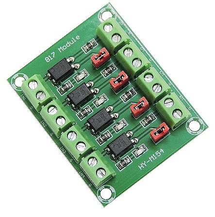 MODULO OPTOACOPLADOR 4 CANAIS PC817