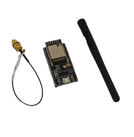 MODULO WIFI + BLUETOOTH WROOM-32S V1.3 NODEMCU COM ANTENA E CABO