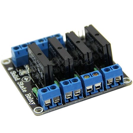 MODULO RELE DE ESTADO SOLIDO 4 CANAIS