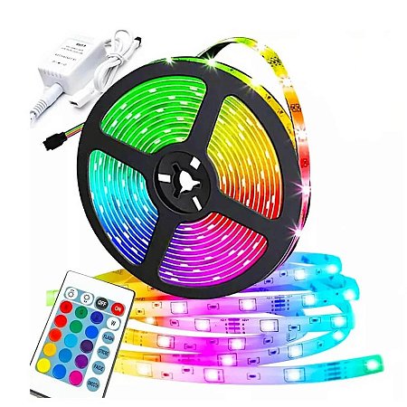 Fita Led 5M Colorida - Mod. 5050 - *Sem Fonte*