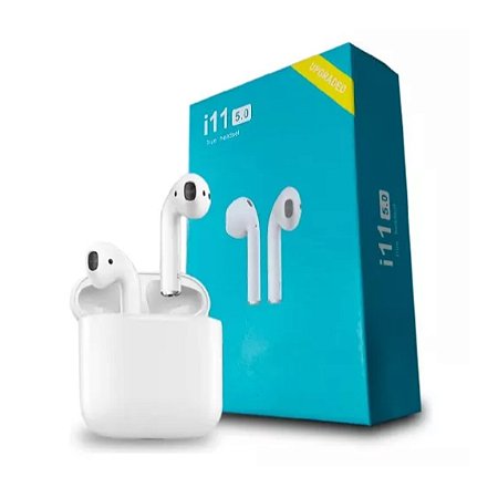 FONE DE OUVIDO BLUETOOTH I11 TWS BRANCO LEHMOX - I11
