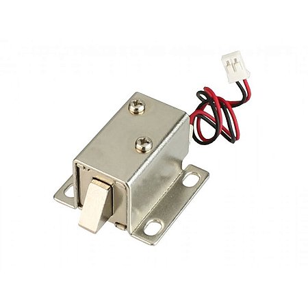 MINI FECHADURA SOLENOIDE ELETRONICA 12V (TAMANHO MENOR)