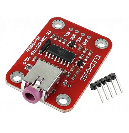 MODULO TRANSMISSOR DE RADIO FM PARA ARDUINO - V2.0
