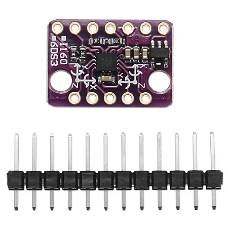 MODULO GIROSCOPIO DE VELOCIDADE ANGULAR DE 6 EIXOS LSM6DS3 6DOF